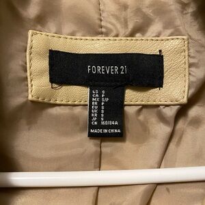 Women’s faux leather jacket